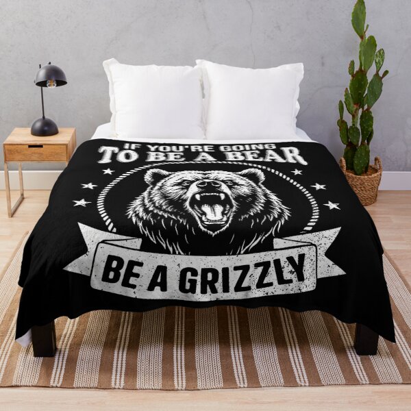 Artikelvorschau, Camping-Wander-Zitat Humor Grizzlybär Wildtierliebhaber entworfen und verkauft von PaulaStokes2.