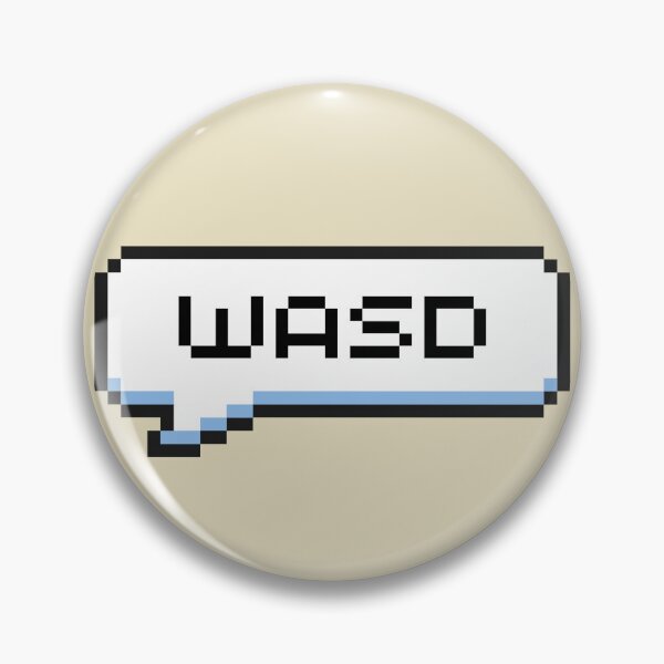 Item preview, WASD Sticker designed and sold by Potato Quality Prints.