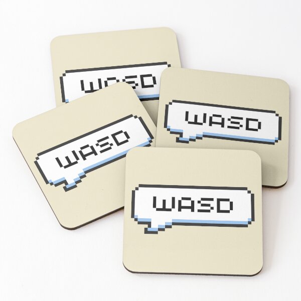 Item preview, WASD Sticker designed and sold by Potato Quality Prints.