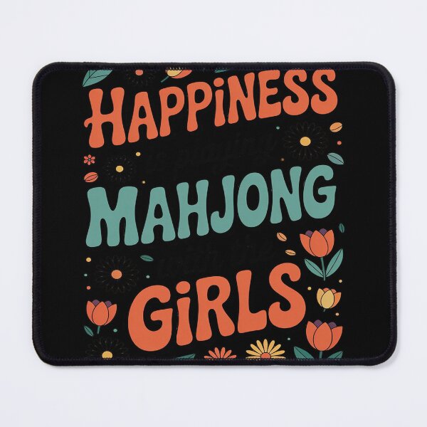 Item preview, Retro Happiness is Playing Mahjong with The Game designed and sold by countntenov.