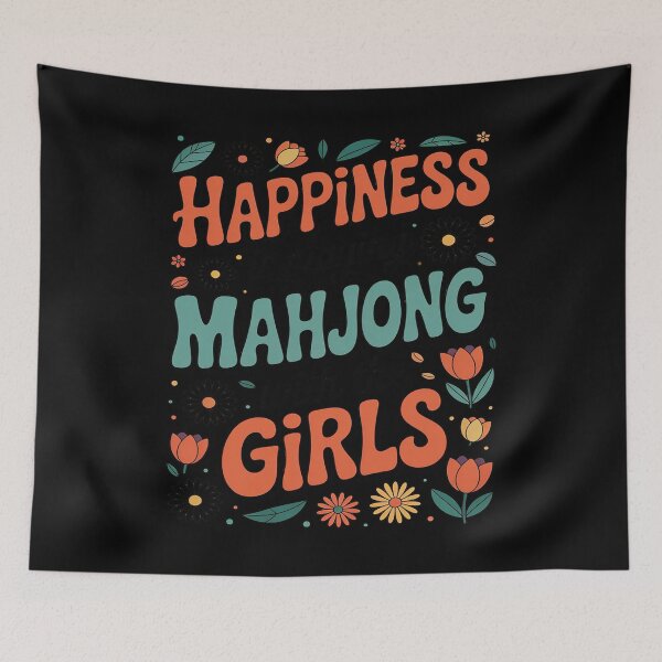 Item preview, Retro Happiness is Playing Mahjong with The Game designed and sold by countntenov.