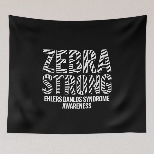 Item preview, Cool Zebra Strong Ehlers Danlos Syndrome Cute Awareness designed and sold by repconomArt.