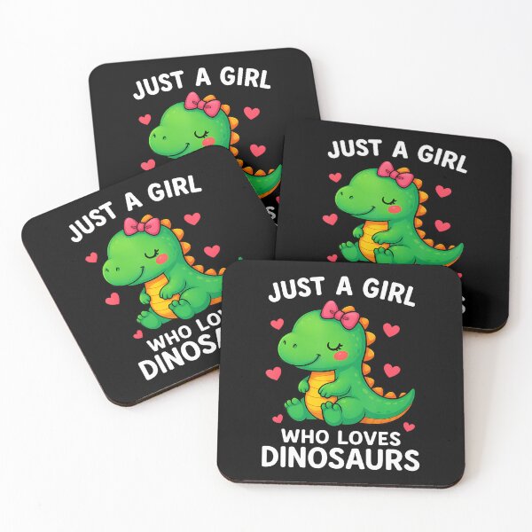 Item preview, Just A Girl Who Loves Dinosaurs Cute Dino Lover Women designed and sold by PaulaStokes2.