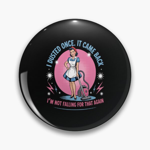 Item preview, Retro Housewife Cleaning I Dusted Once Sarcastic Humor designed and sold by countntenov.