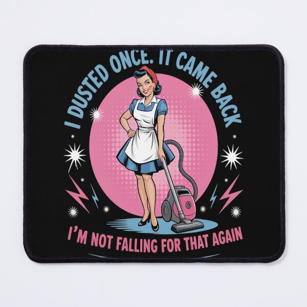 Item preview, Retro Housewife Cleaning I Dusted Once Sarcastic Humor designed and sold by countntenov.