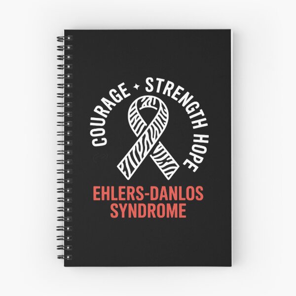 Item preview, Courage Strength Hope Ehlers-Danlos Syndrome EDS Zebra designed and sold by repconomArt.