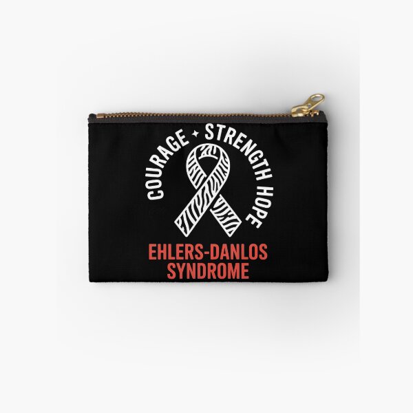 Item preview, Courage Strength Hope Ehlers-Danlos Syndrome EDS Zebra designed and sold by repconomArt.