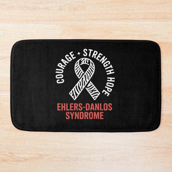 Item preview, Courage Strength Hope Ehlers-Danlos Syndrome EDS Zebra designed and sold by repconomArt.
