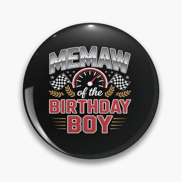 Item preview, Race Car Party Memaw Of The Birthday Boy Racing Family designed and sold by tkhrbika.