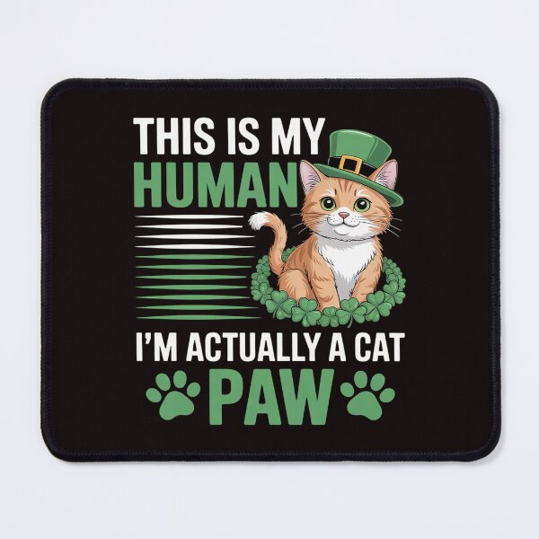 Item preview, This Is My Human Costume I'm Actually a Cat St Patrick's Day designed and sold by lavethediso.