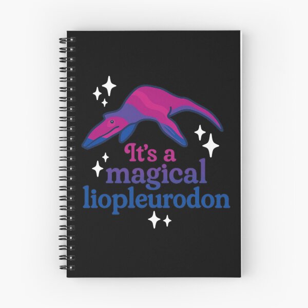 Item preview, It’s A Magical Liopleurodon Bi Pride Queer Meme  designed and sold by ArcanePrintsxo.