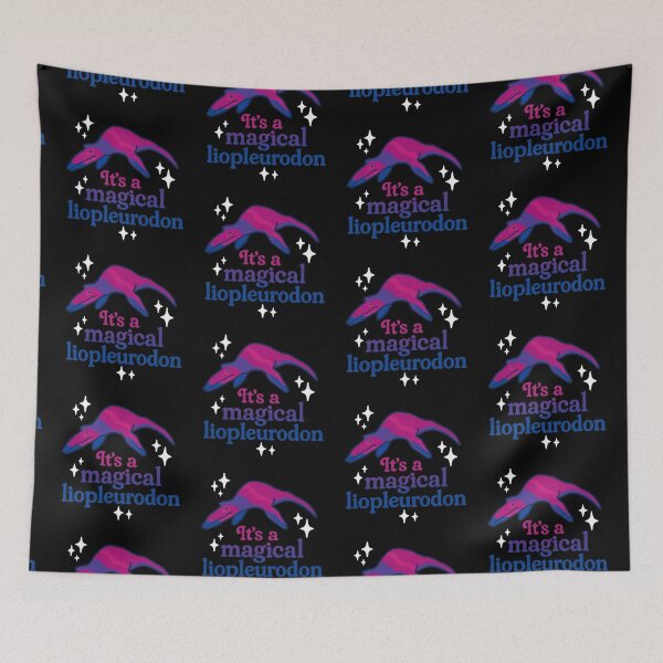 Item preview, It’s A Magical Liopleurodon Bi Pride Queer Meme  designed and sold by ArcanePrintsxo.