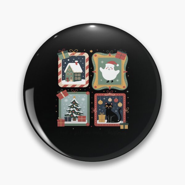 Item preview, Retro Just A  Loves Christmas Frame Cute Ghost Xmas designed and sold by countntenov.