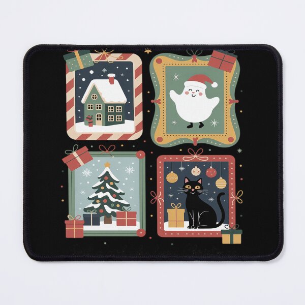 Item preview, Retro Just A Loves Christmas Frame Cute Ghost Xmas designed and sold by countntenov.