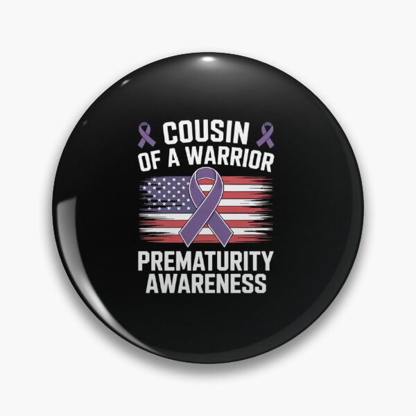 Item preview, Cousin Of A NICU Warrior Preemie Prematurity Awareness designed and sold by repconomArt.
