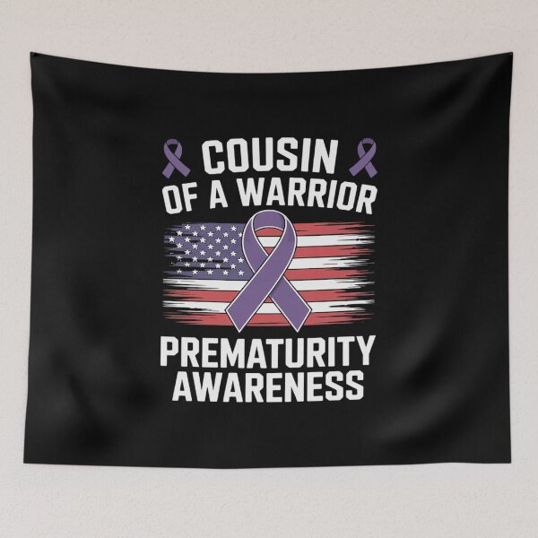 Item preview, Cousin Of A NICU Warrior Preemie Prematurity Awareness designed and sold by repconomArt.