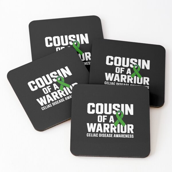 Item preview, Cousin of a Warrior Green Ribbon Celiac Disease Awareness designed and sold by repconomArt.