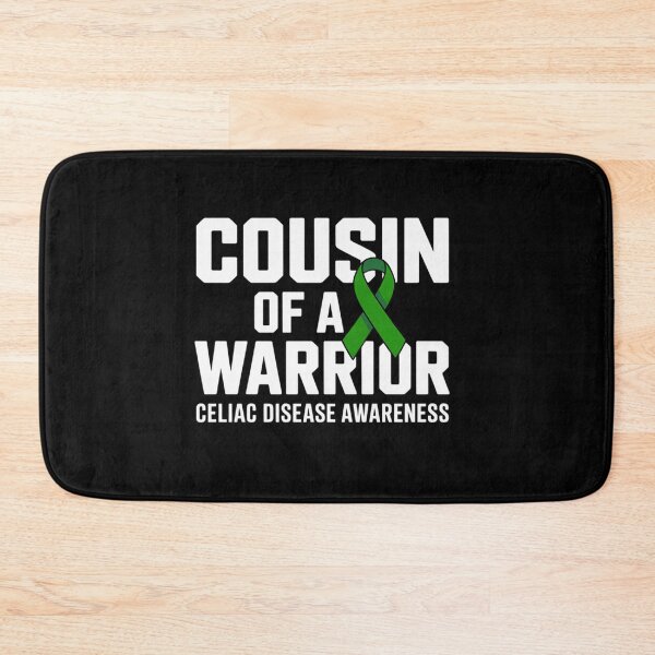 Item preview, Cousin of a Warrior Green Ribbon Celiac Disease Awareness designed and sold by repconomArt.