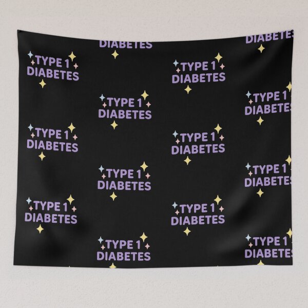 Item preview, Type 1 Diabetes Awareness Pastel Sparkle Support Design designed and sold by ArcanePrintsxo.