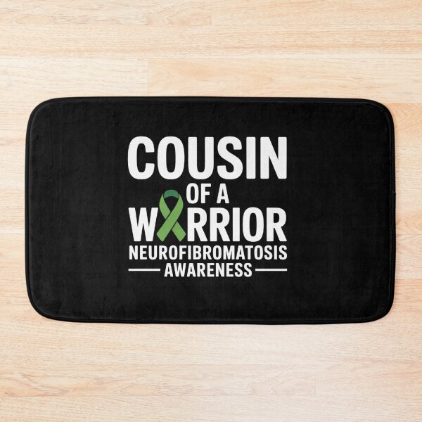 Item preview, Cousin of a Warrior NF1 Neurofibromatosis Awareness designed and sold by repconomArt.
