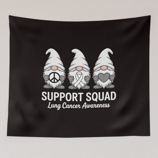 Item preview, Support Squad Lung Cancer Awareness Month Gnome designed and sold by lavethediso.