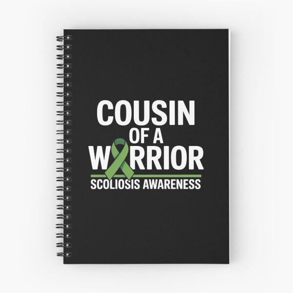 Item preview, Cousin of a Warrior Scoliosis Awareness designed and sold by repconomArt.
