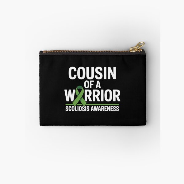 Item preview, Cousin of a Warrior Scoliosis Awareness designed and sold by repconomArt.