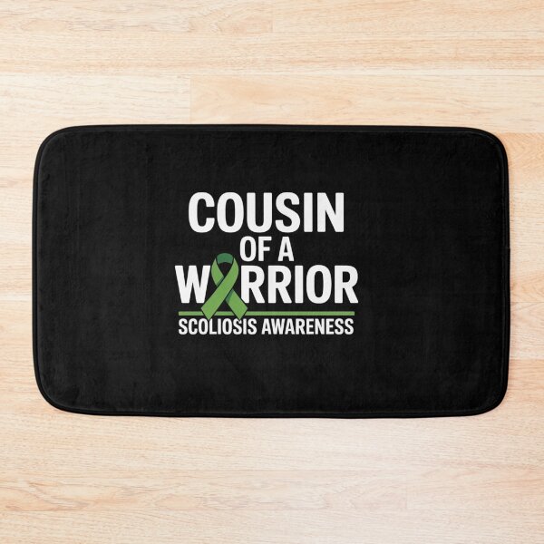 Item preview, Cousin of a Warrior Scoliosis Awareness designed and sold by repconomArt.