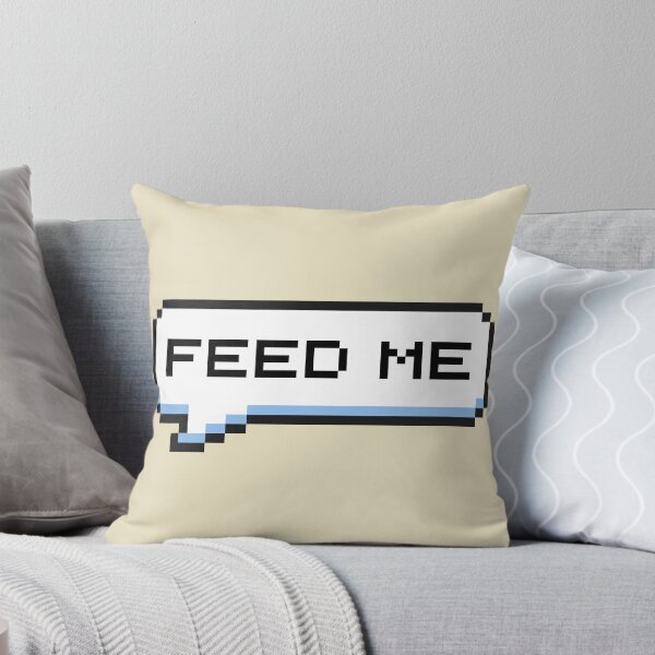 Item preview, Feed Me Sticker designed and sold by Potato Quality Prints.