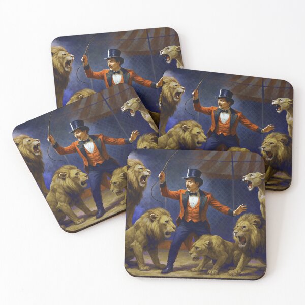 Item preview, Circus Lion Tamer Performing with the Lions designed and sold by CarolM.