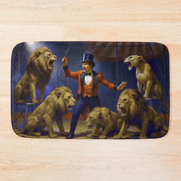 Item preview, Circus Lion Tamer Performing with the Lions designed and sold by CarolM.
