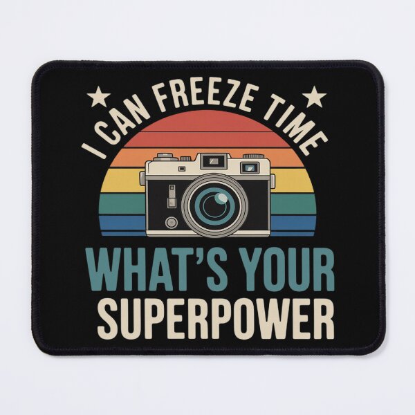 Item preview, Retro Photographer I Can Freeze Time designed and sold by countntenov.