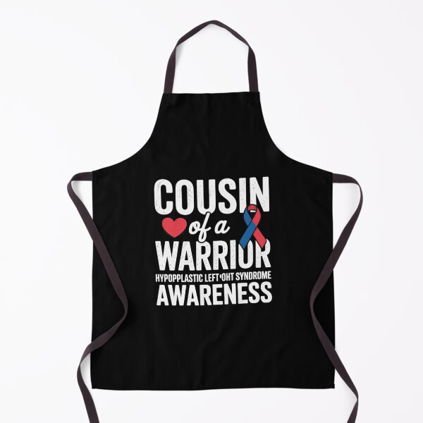 Item preview, Cousin Of A Warrior, Red & Blue Ribbon HLHS Awareness designed and sold by repconomArt.