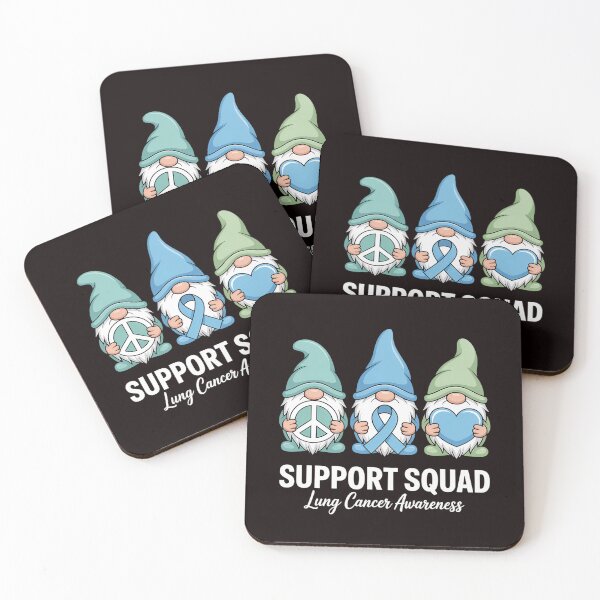 Item preview, Support Squad Gnomes Lung Cancer Month Awareness Ribbon designed and sold by lavethediso.