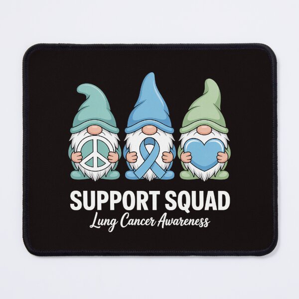 Item preview, Support Squad Gnomes Lung Cancer Month Awareness Ribbon designed and sold by lavethediso.