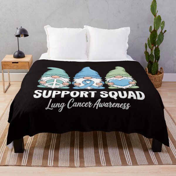 Item preview, Support Squad Gnomes Lung Cancer Month Awareness Ribbon designed and sold by lavethediso.