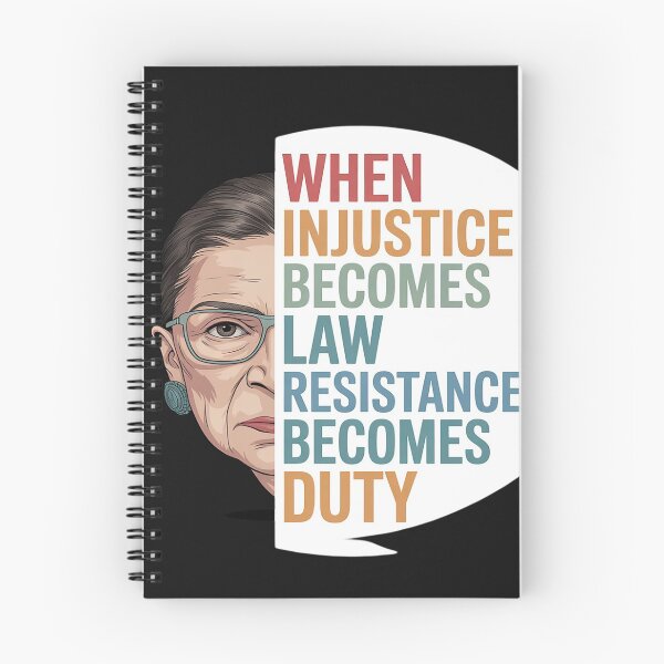Item preview, RBG Shirt, When Injustice Becomes Law Resistance Becomes Duty designed and sold by lamsaoniutoi.