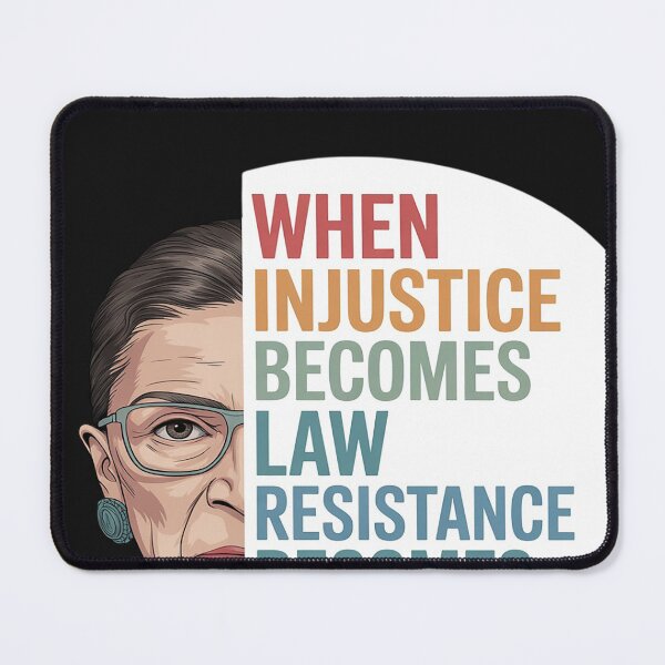 Item preview, RBG Shirt, When Injustice Becomes Law Resistance Becomes Duty designed and sold by lamsaoniutoi.