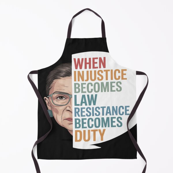 Item preview, RBG Shirt, When Injustice Becomes Law Resistance Becomes Duty designed and sold by lamsaoniutoi.