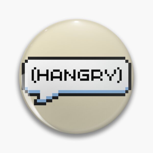 Item preview, Hangry Sticker designed and sold by Potato Quality Prints.