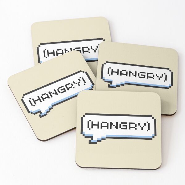 Item preview, Hangry Sticker designed and sold by Potato Quality Prints.