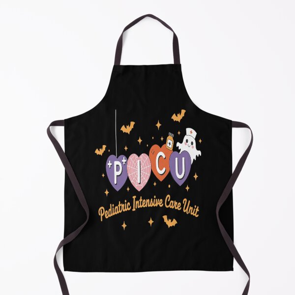 Item preview, Retro PICU Nurse Spooky Heart Ghost Pediatric ICU Halloween designed and sold by countntenov.