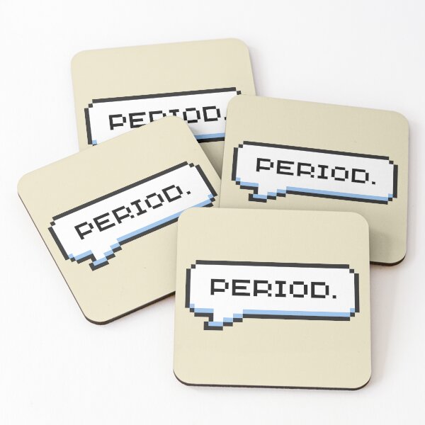 Item preview, Period. Sticker designed and sold by Potato Quality Prints.