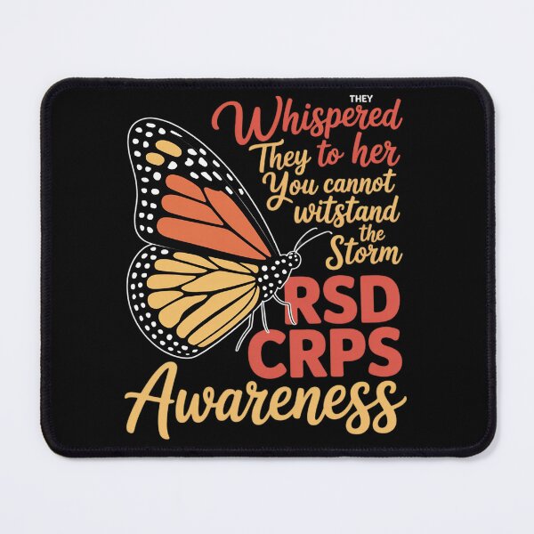 Item preview, CRPS Awareness Complex Regional Pain Syndrome Butterfly designed and sold by repconomArt.