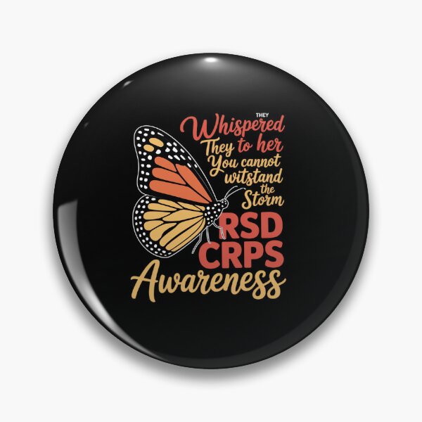Item preview, CRPS Awareness Complex Regional Pain Syndrome Butterfly designed and sold by repconomArt.