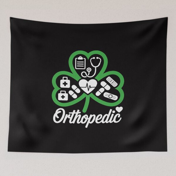 Item preview, Stethoscope Shamrock Orthopedic Nurse St Patricks Day Outfit designed and sold by Vexat062Art.