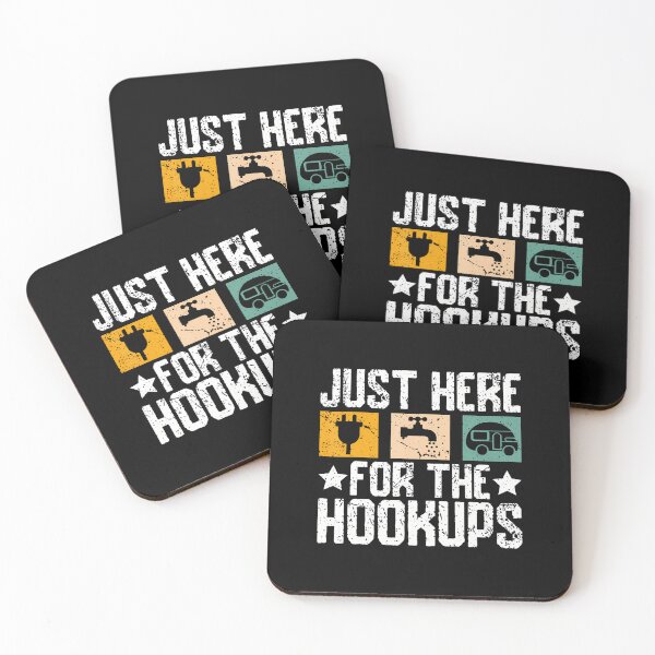 Item preview, Funny Camp Rv Camper Camping I'M Just Here For The Hookups designed and sold by elihletoriong.