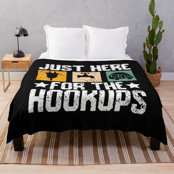 Item preview, Funny Camp Rv Camper Camping I'M Just Here For The Hookups designed and sold by elihletoriong.