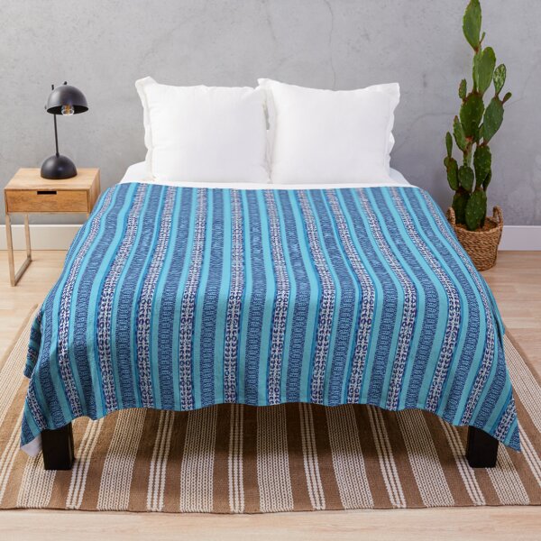 Item preview, Aesthetic Modern Contemporary Minimalist Pantone Blue Stripes Pattern designed and sold by PVTCreations.