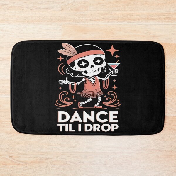 Item preview, Retro Skeleton Flapper Dancing Halloween Dance Til I Drop designed and sold by countntenov.